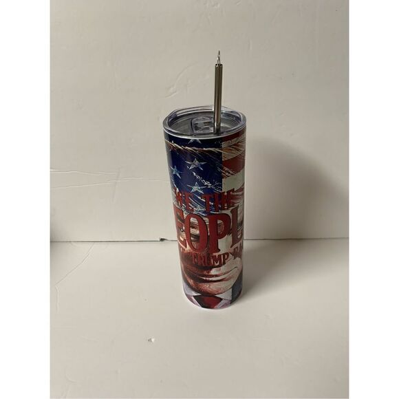 We the People want Trump back Handmade 20 oz Stainless Steel Tumbler - Picture 6 of 8